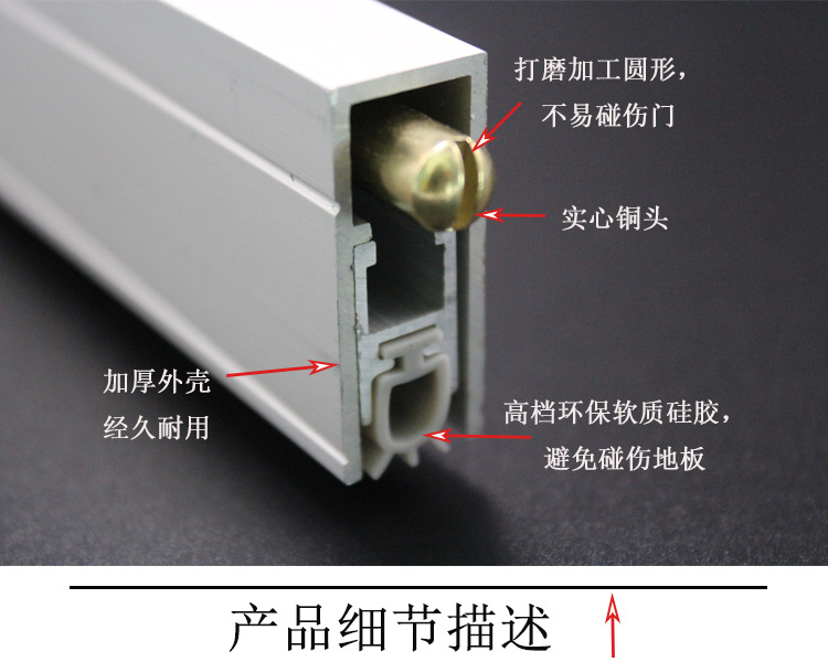 樂(lè)朗五金RDA-31 新型鋁型材隔音密封條