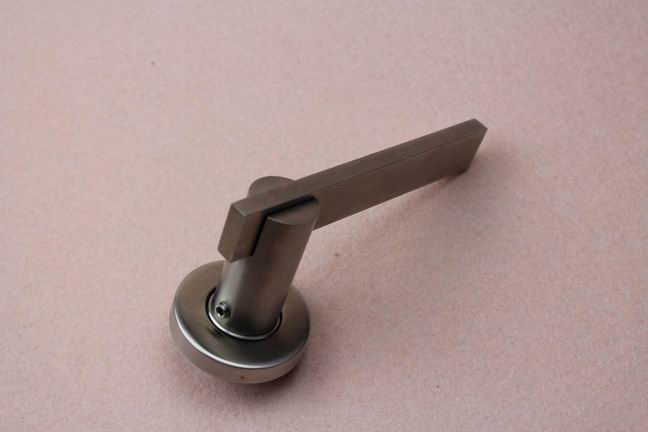 Palanca de Acero Inoxidable Stainless Steel Solid Casting Lever Handle with Rosset