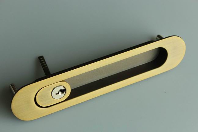 sliding door handle lock